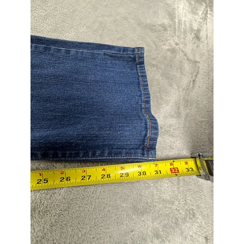 Levis Curvy Boot Cut 529 Jeans Womens Medium Blue Denim - Image 11