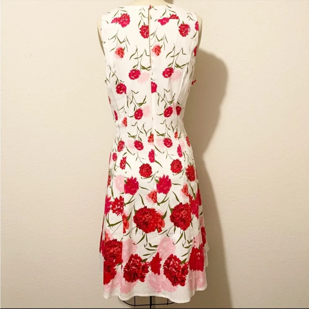 🌸Maggy London V-neck Fit & Flare Sleeveless Cotton Dress🌸NWT~4 - Image 12