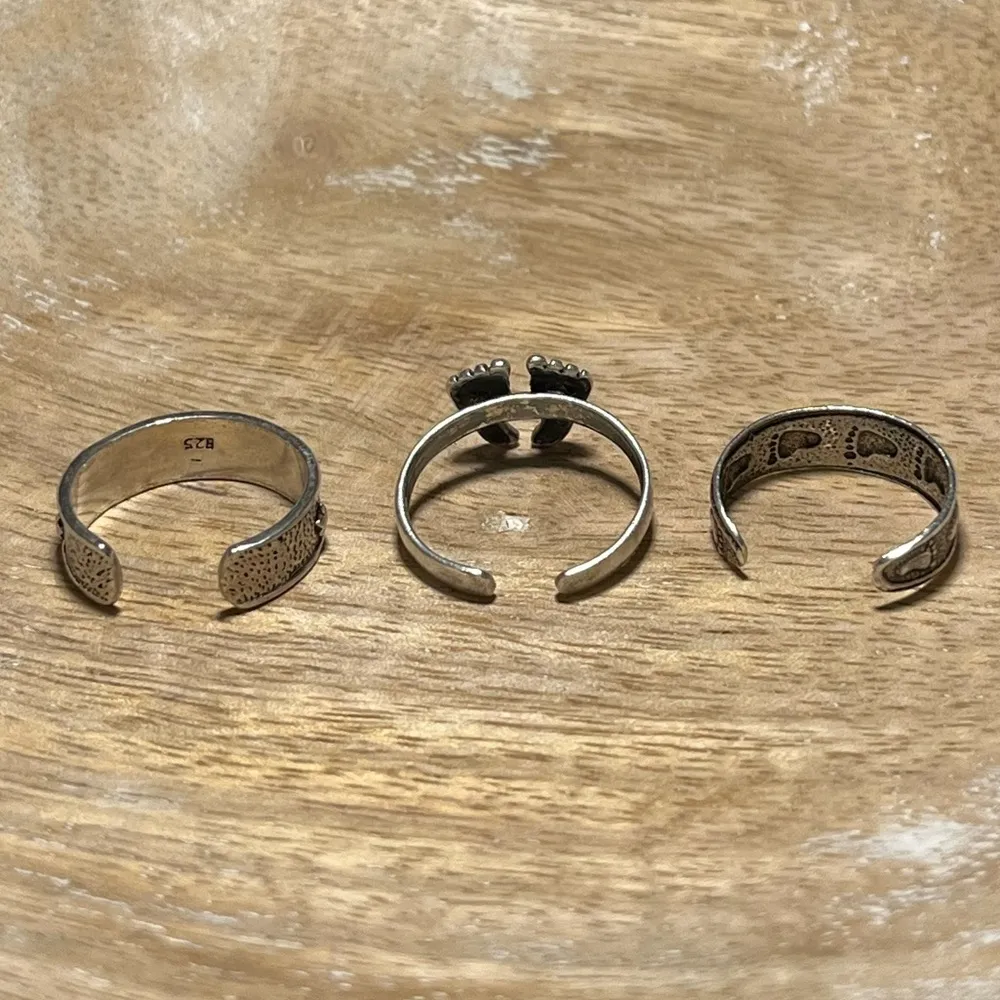 Toe Rings 925 Sterling Silver - Image 8