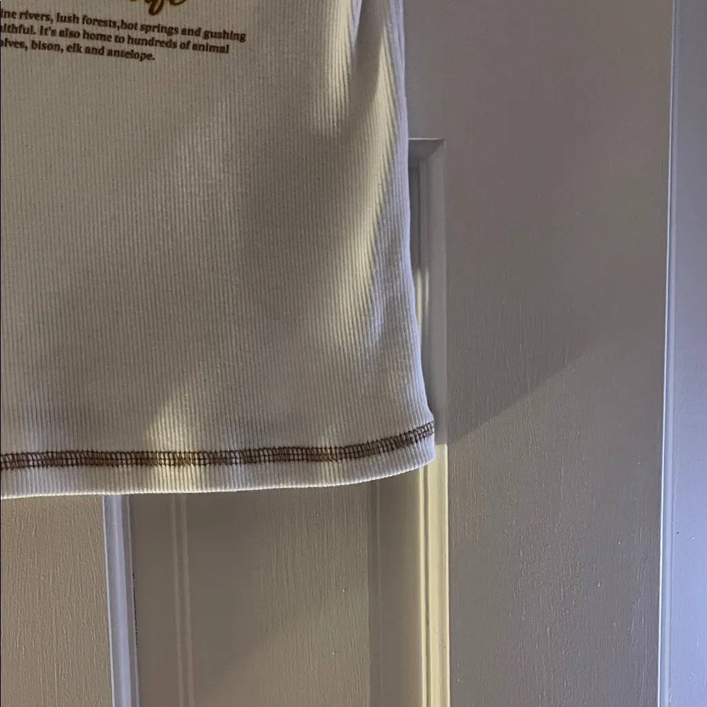 Amazon White Wyoming Graphic Tee - Image 7