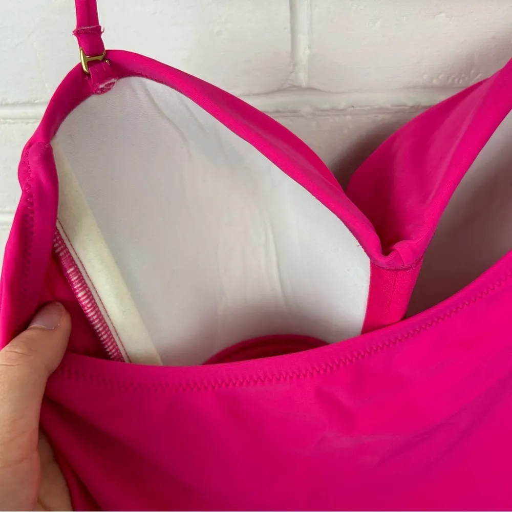 ABS Allen Schwartz Pink Swimsuit Halter Neck Dress Size 8 - Image 7