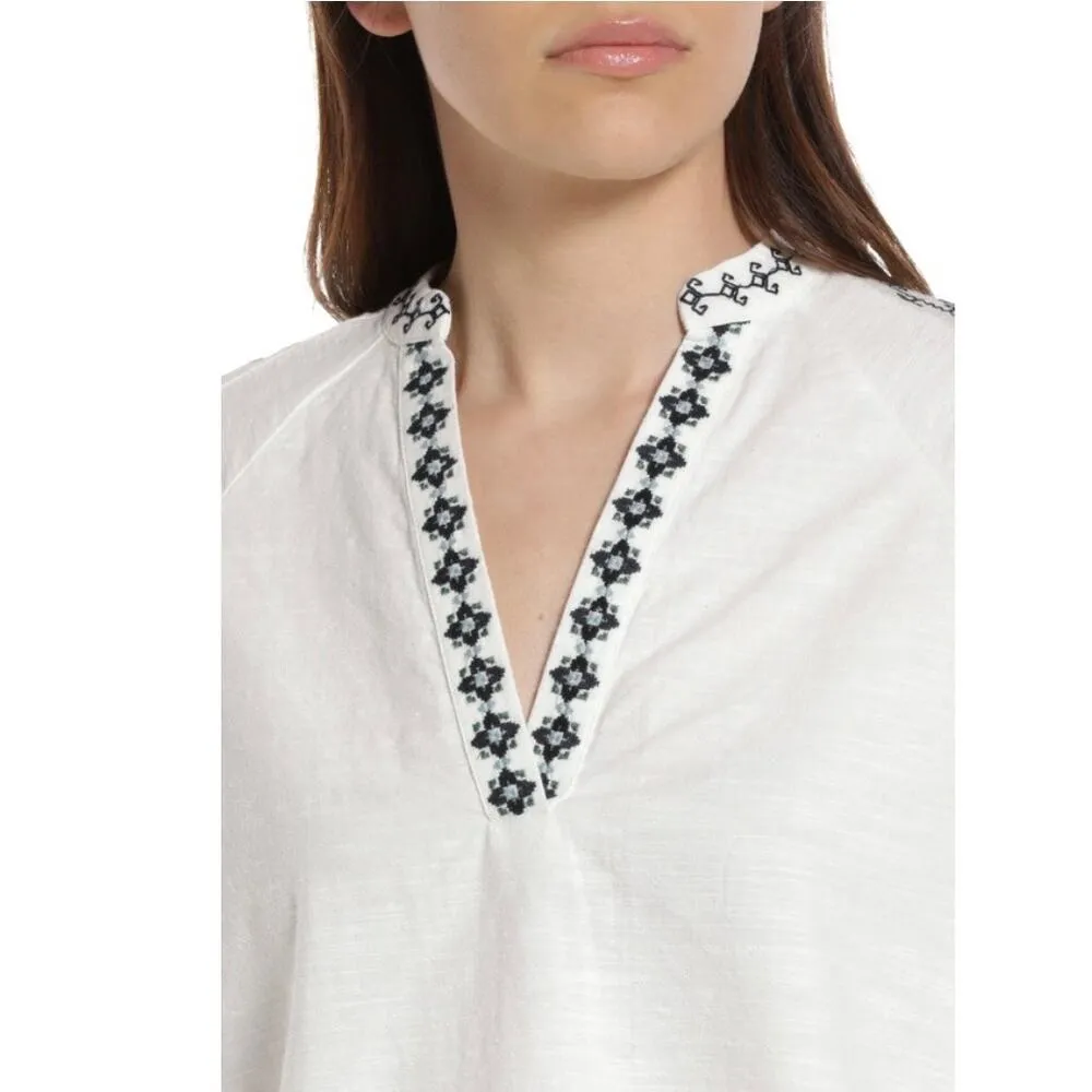 Treasure & Bond Puff Sleeve Button-Up Shirt “Size M” NWT/Defects (B35) - Image 3