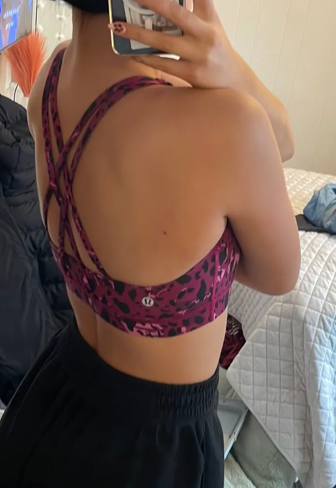 Pink Sports Bra - Image 2