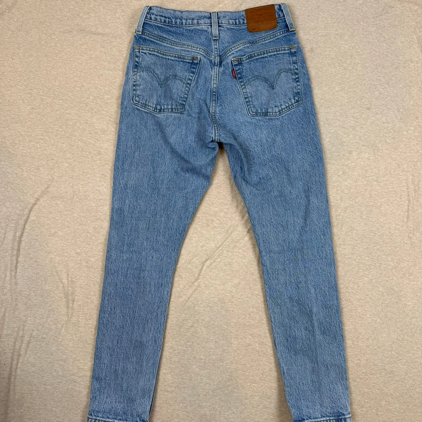 Vintage VTG Levis 501 Button Fly Jeans W25 L28 High Rise Slim Straight Y2K Denim - Image 12