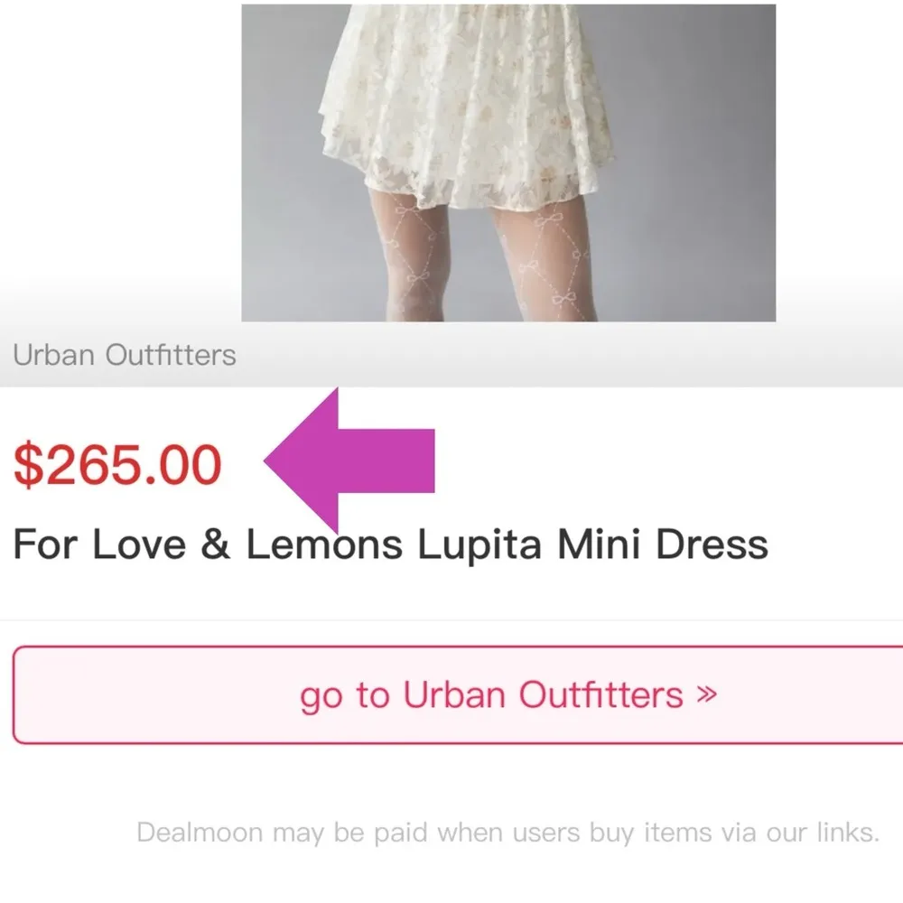 NWT $270 FOR LOVE & LEMONS Lupita Mini Dress Sz Small Lace Short Sleeve - Image 6