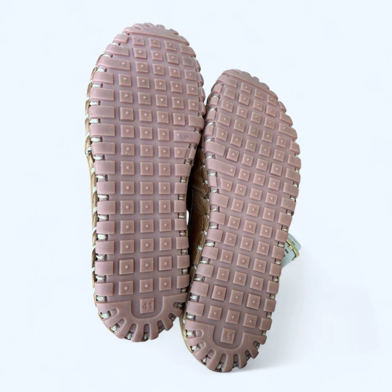 Spring Step Kathaleta Brown Slip On Leather Comfort Flats Arch Support size 41 - Image 3