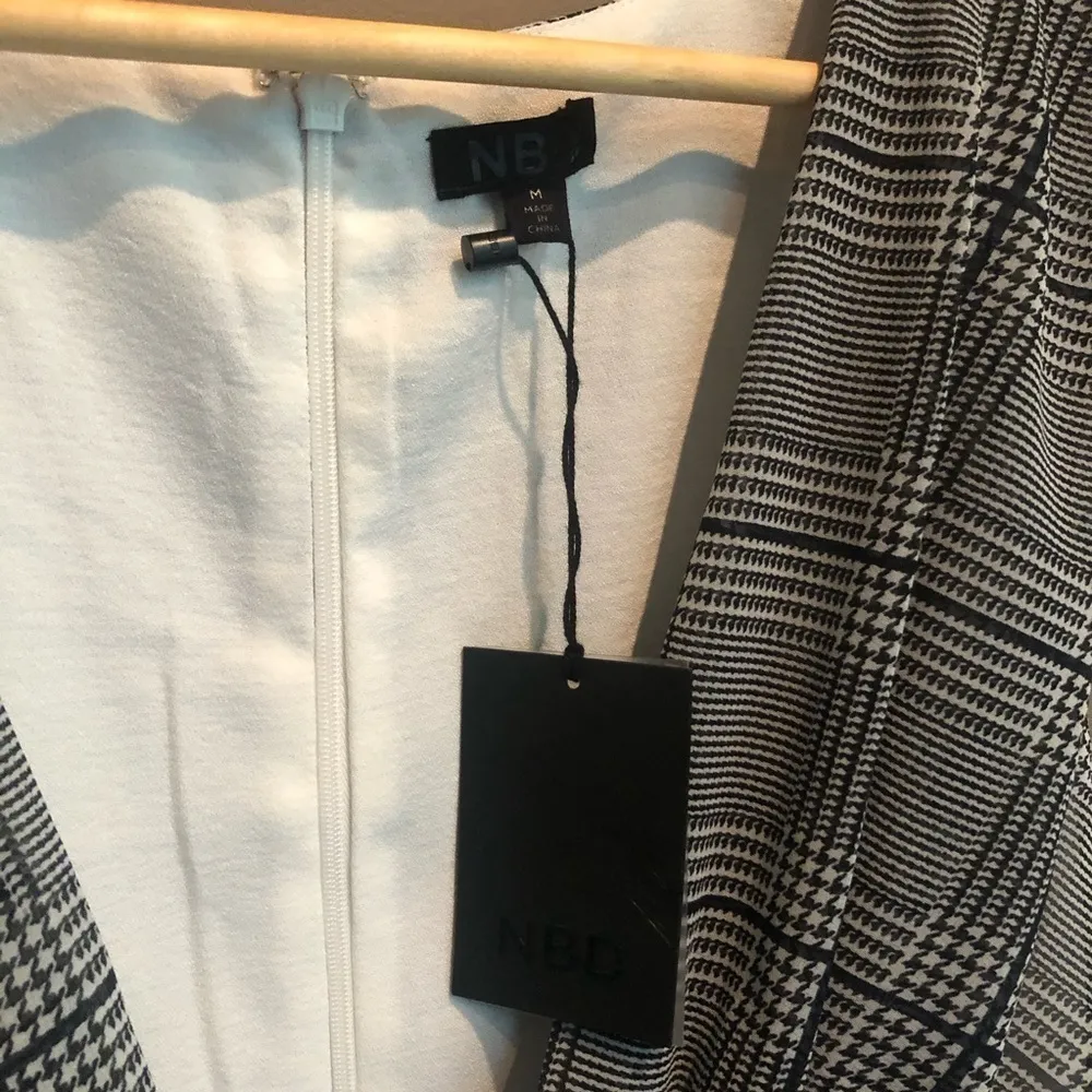 NWT NBD x Revolve Plaid Jennifer‎ Mini Dress M - Image 4