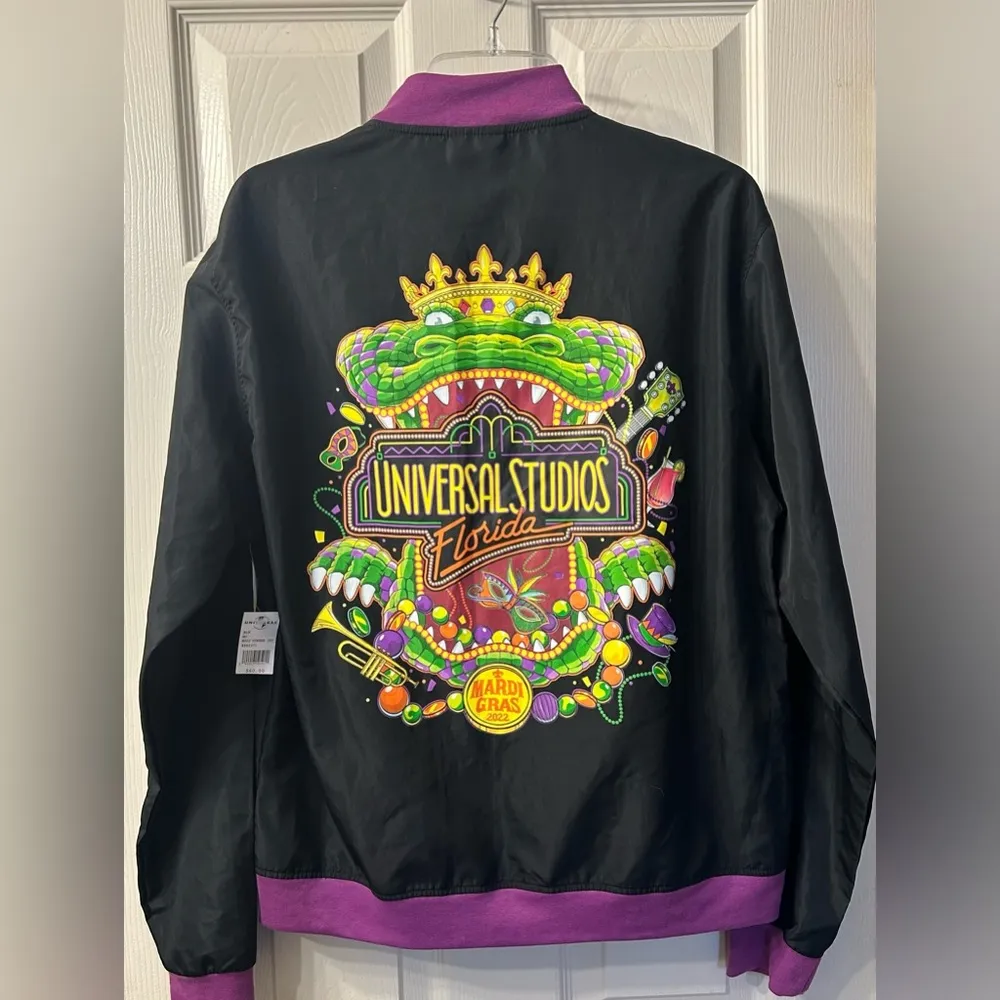 Universal Studios Florida Mardi Grads 22 jacket size M Purple Size M - Image 2
