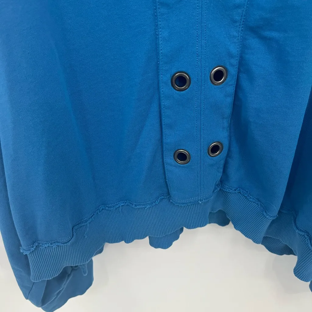 Anthropologie Blue Button-Down Top - Image 3