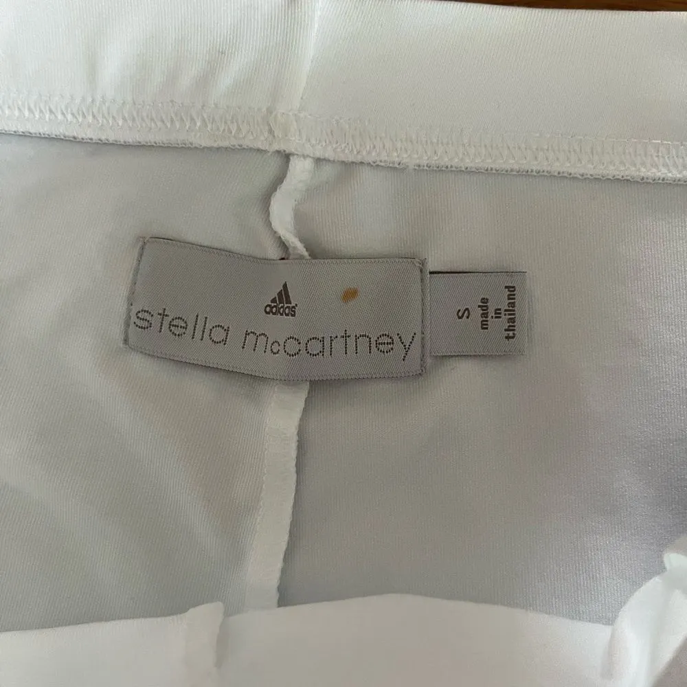 Adidas by Stella McCartney white athletic shorts size small - Image 2