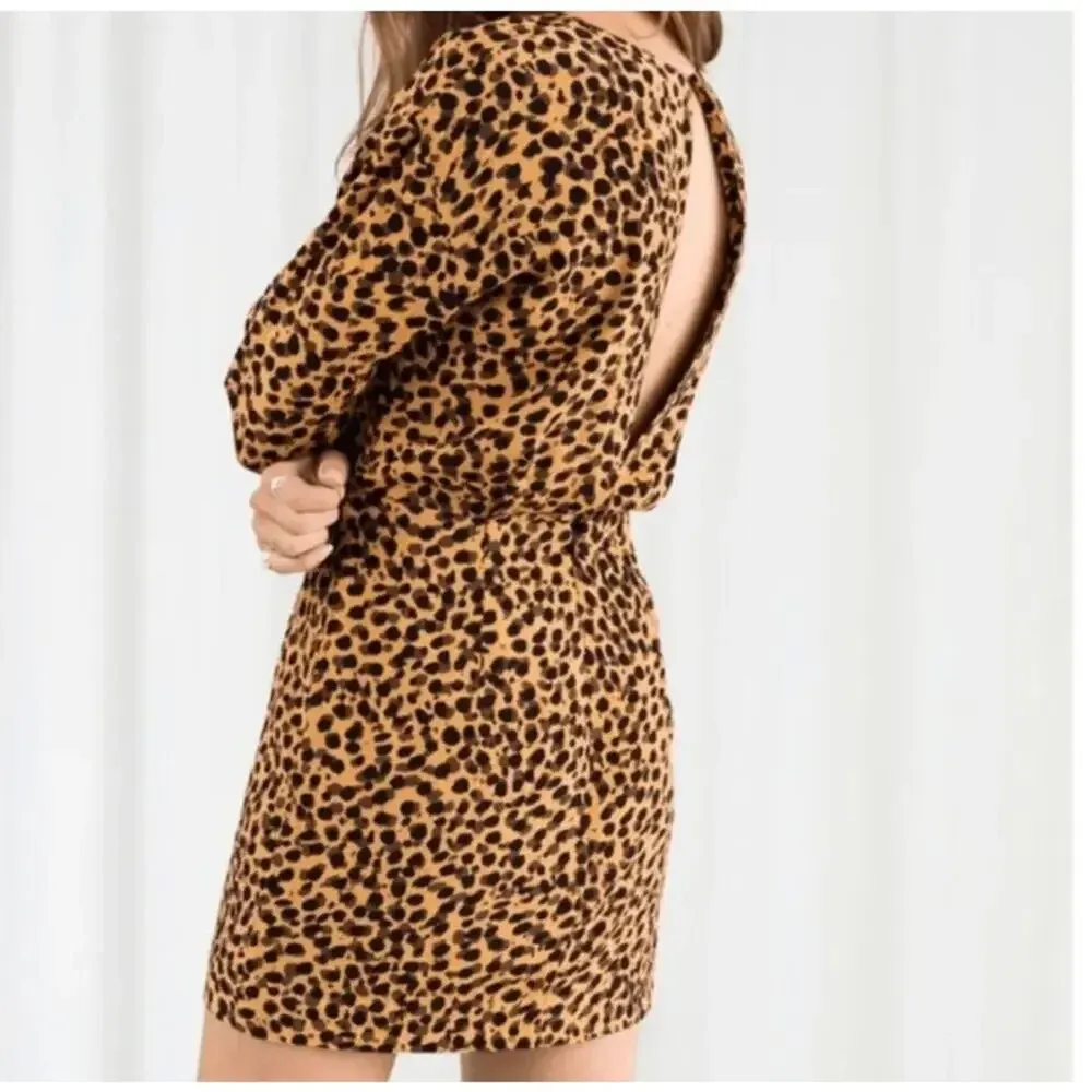 & OTHER STORIES Leopard Mini Dress size‎ 0 - Image 8