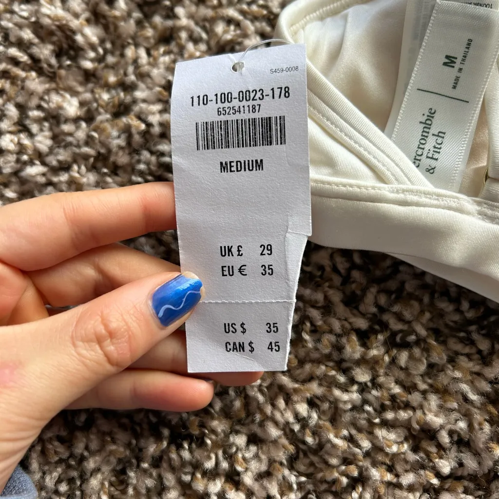 Abercrombie & Fitch White Bralette - Image 4