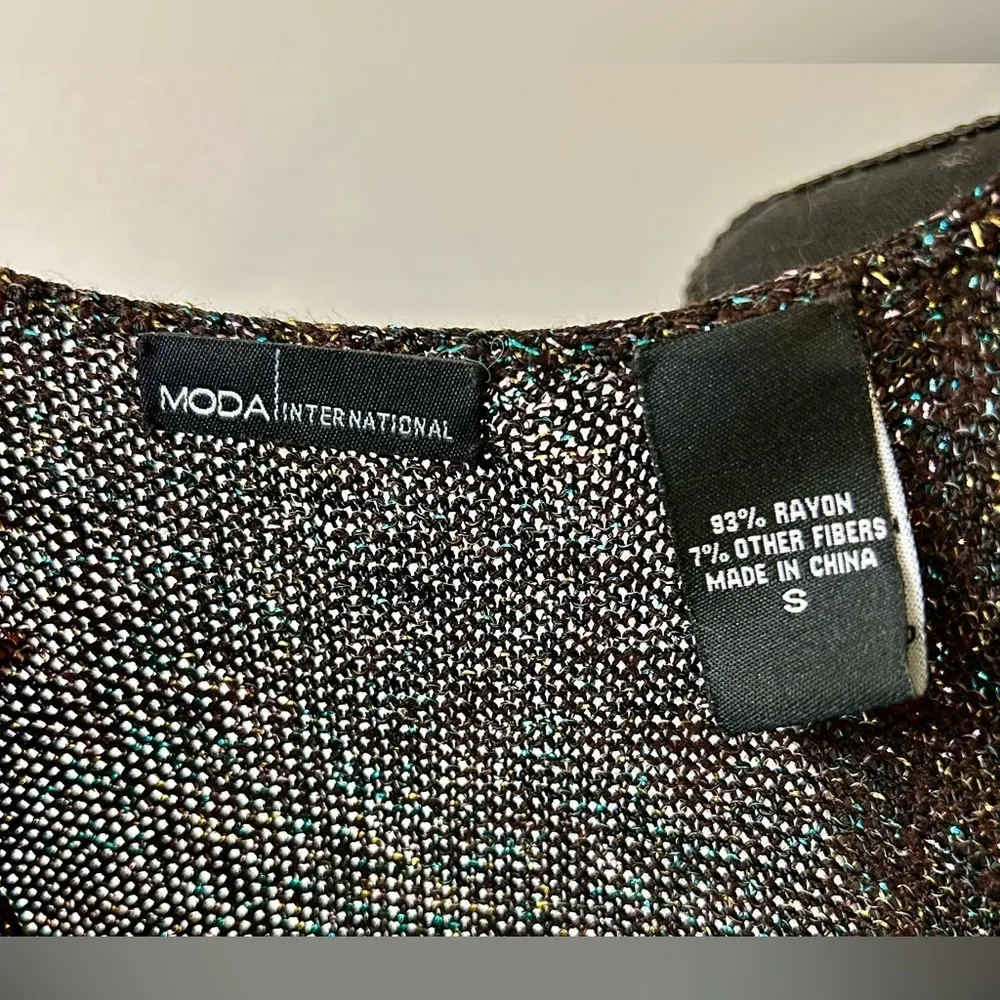 Victoria’s Secret x Moda International Metallic Knit Dress Size Small - Image 11