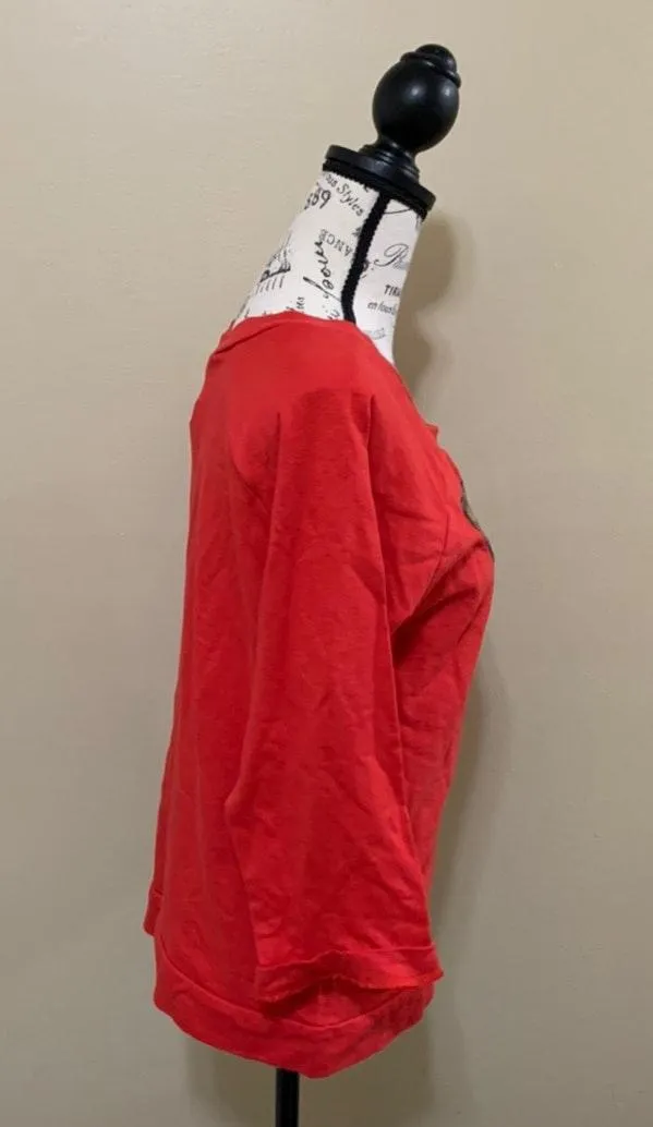 DC Wonder Woman Sequin Red Shirt - Image 5