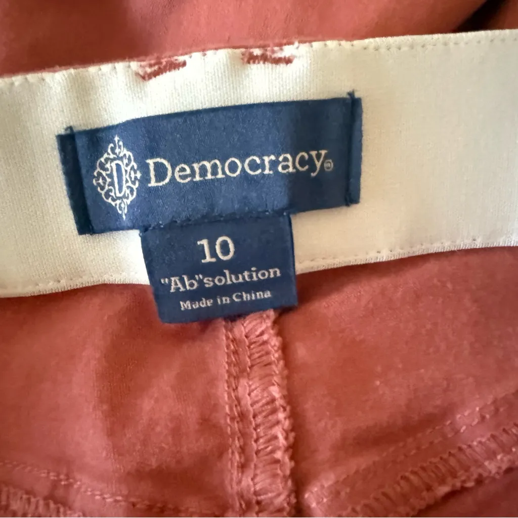 Democracy ab solution Colored  jeans Pants Ankle Slim  Size 10 - Image 4