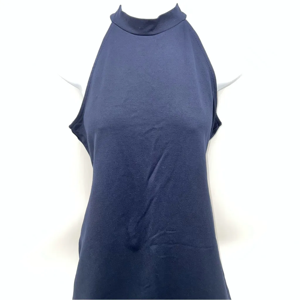 Rolla Coster Midnight Navy Blue Racer Back Sleeveless Above the Knees Dress-L - Image 2