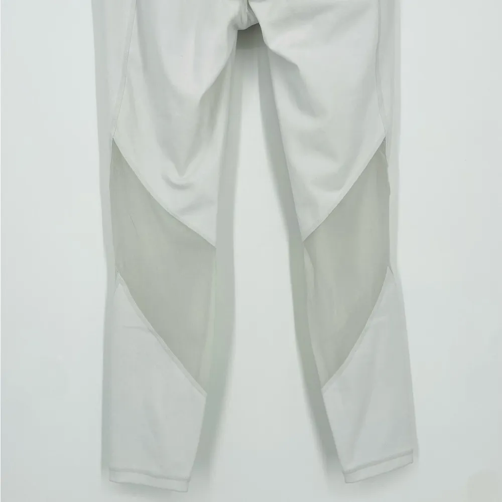 Athleta Fearless Mudra Capri Mesh Leggings Ivory Size S - Image 6
