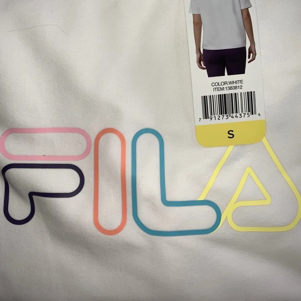 Women’s Small White‎ Fila T-Shirt - Image 6