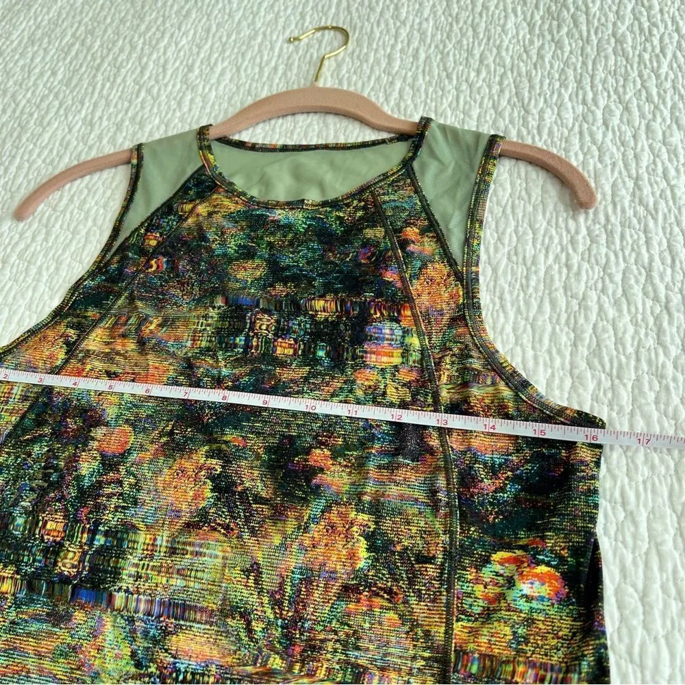 ✨ Lululemon Sculpt Tank SeaWheeze Glitch Starlight Tapestry Mesh - Image 10