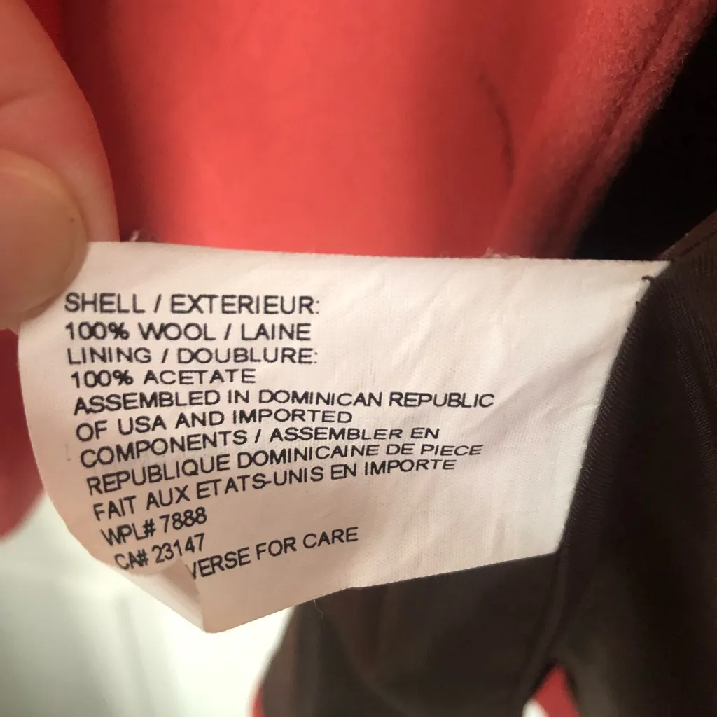 Vintage Talbots woman’s 100% Wool coat peacoat double breasted buttons up sz 2 P - Image 6