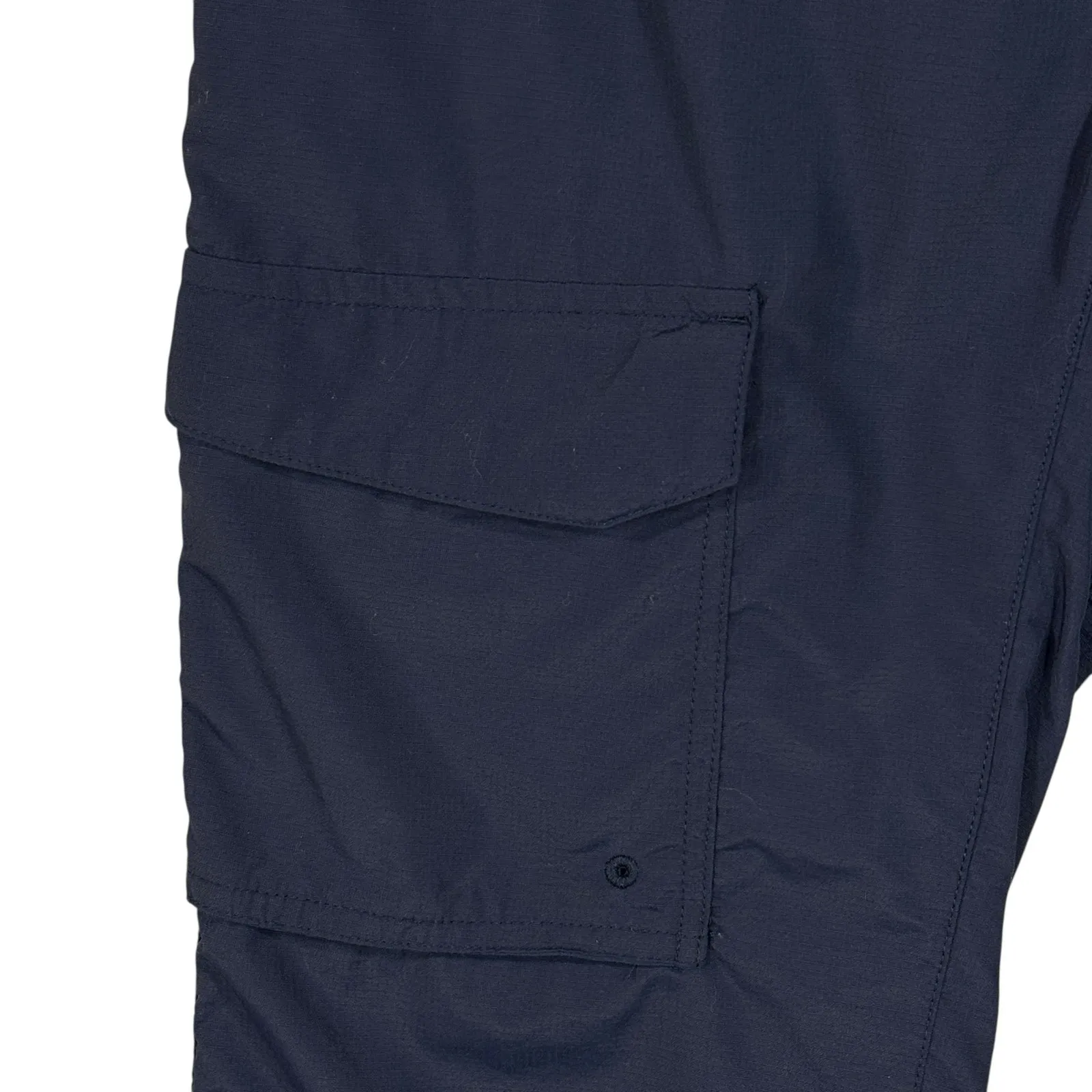 Columbia SZ 2 PFG Capris Pants Low-Rise Adjustable Waist Cargo Pocket Navy Blue - Image 2