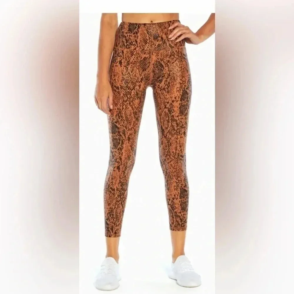 Zobha Taylor Sport Bra + High Rise Shine Legging Size L - Image 2