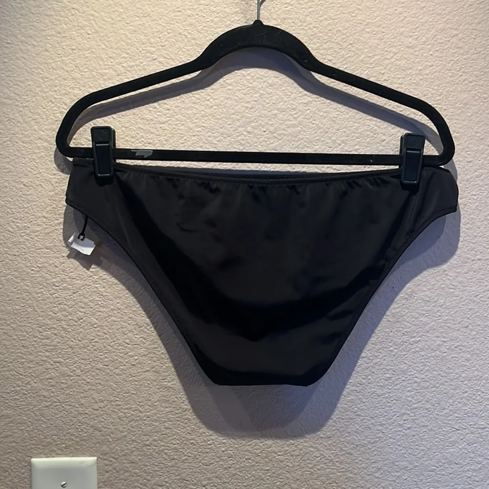 New Shade & Shore Black Bikini Bottoms Size Large NWT - Image 4