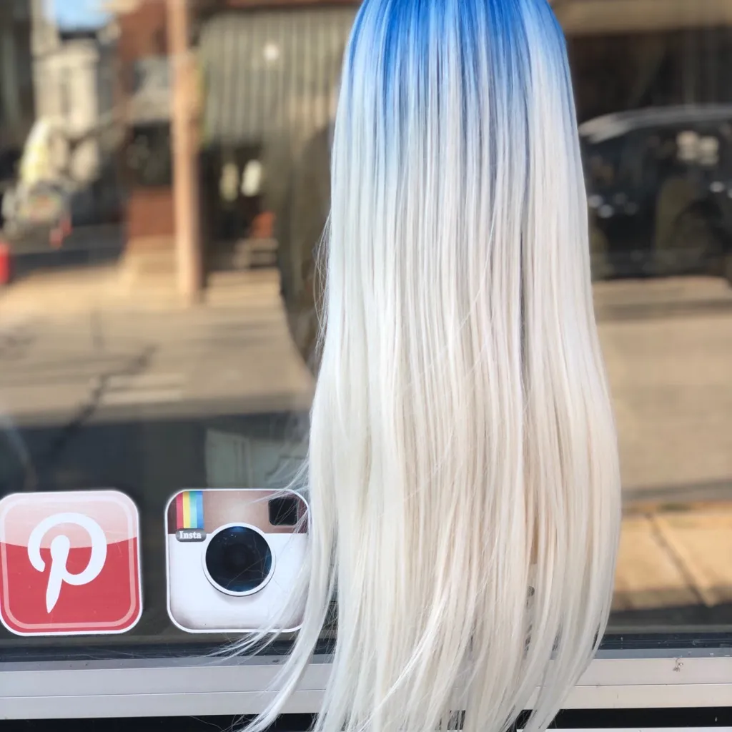 Blue white wig - Image 7