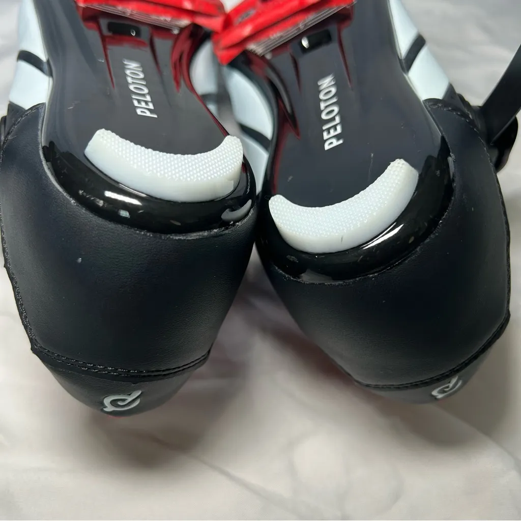 Peloton Black & White Unisex Cycling Bike Cleat Shoes women’s shoe size 9 mens 7 - Image 11