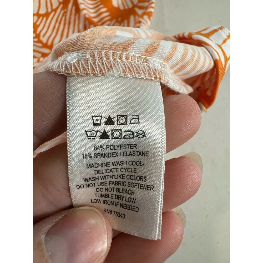 NWT TOMMY BAHAMA Women's Active Seashell 1/4 Zip Golf Polo Shirt NWOT Size‎ L - Image 6