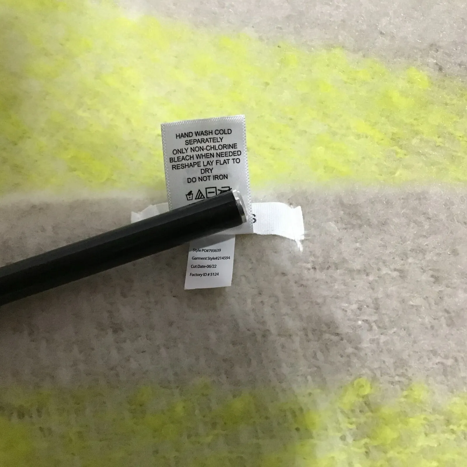 Maurice's Large Sweater Wrap Scarf‎  Yellow Gray Fringe Warm Polyester Acrylic - Image 5