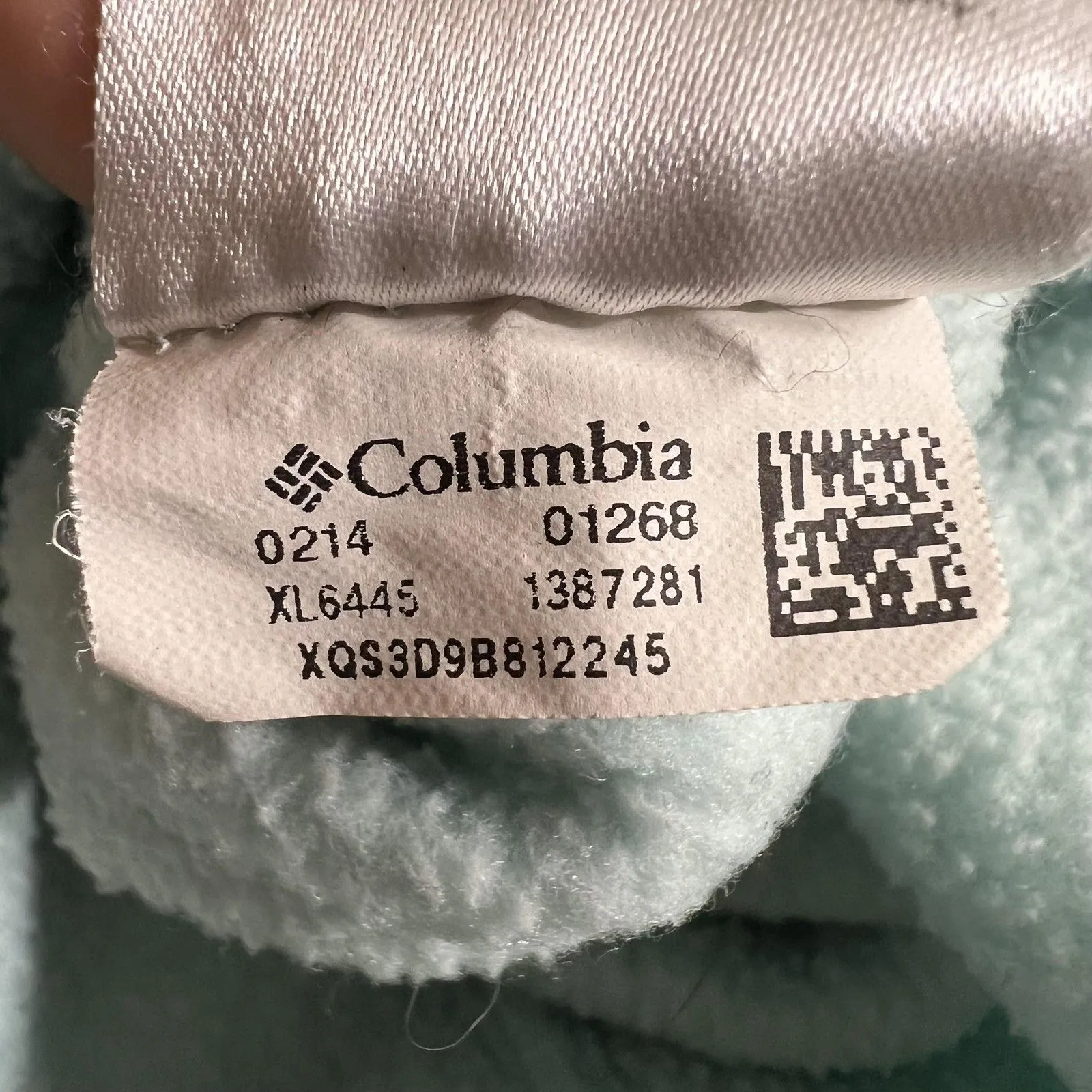 Columbia Jacket Womens Medium Light Blue XL6445 Full Zip Fleece Outdoors Hiking - Image 5