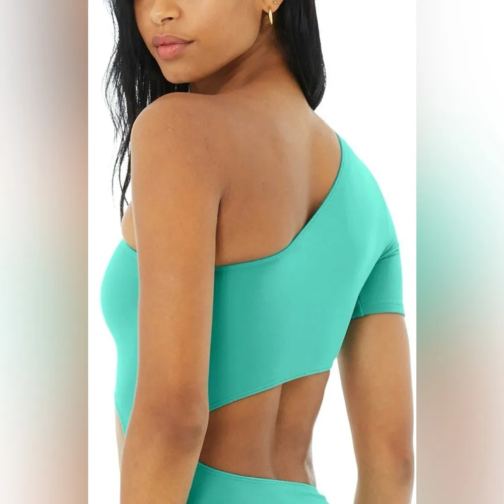 NWT ALO Body Wave Cut Out One Piece Ocean Teal Size XXS - Image 3