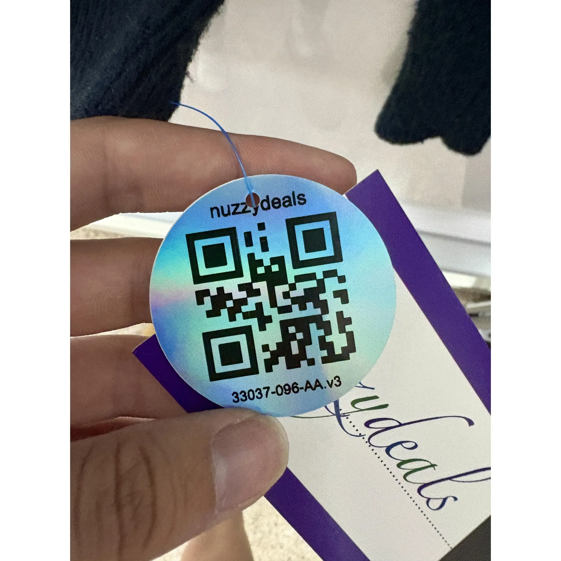 Abercrombie & Fitch Blue Ribbed Knit Long Sleeve Vintage V-Neck Sweater Size S - Image 5