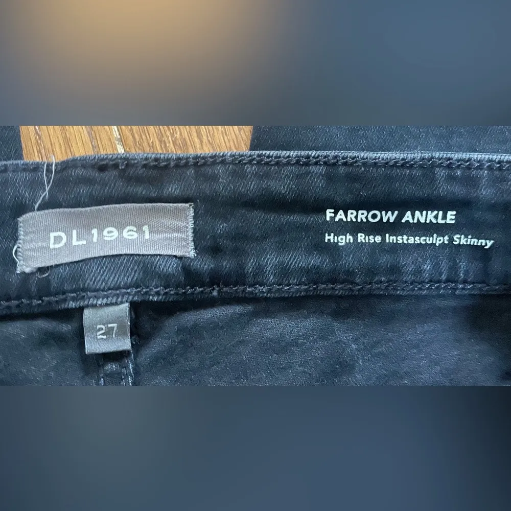 DL1961 Farrow Ankle High Rise Instasculpt Jeans Tuxedo Size 27 - Image 4