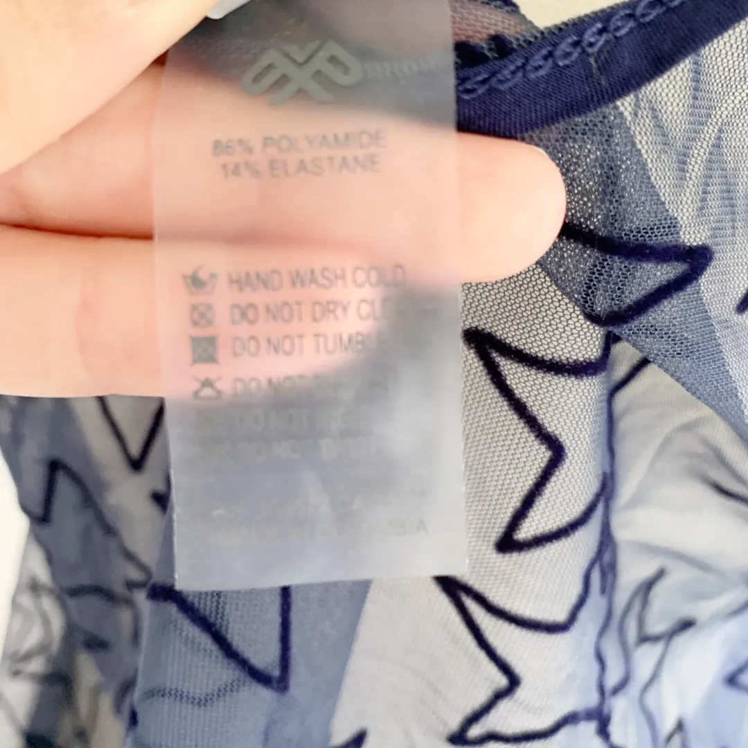 Starry Dress in Starlight Swim Coverup Navy - Image 4