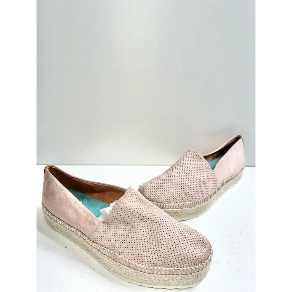 Dr. Scholl’s Espadrilles Womens Size 8 Pink Perforated Slip On Sunray Shoes - Image 3