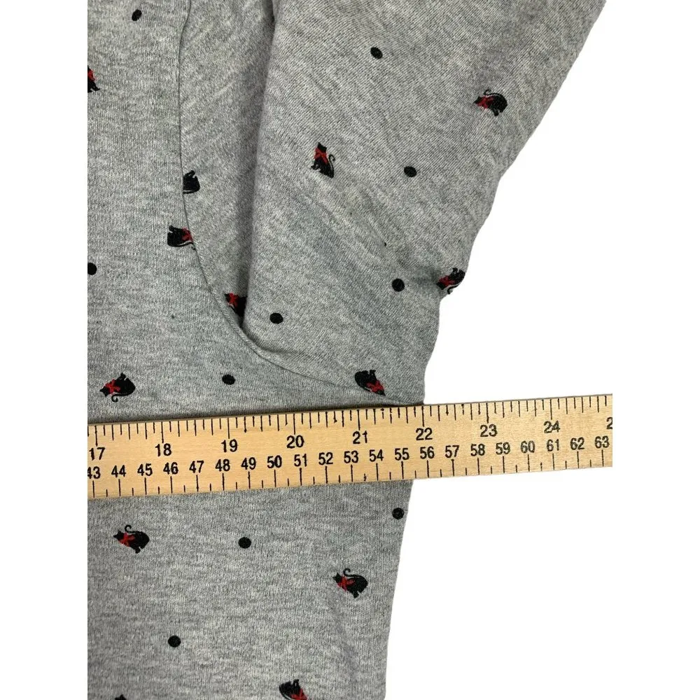 Karen Scott Women's Kitty Kitty Light Grey Top - Image 4