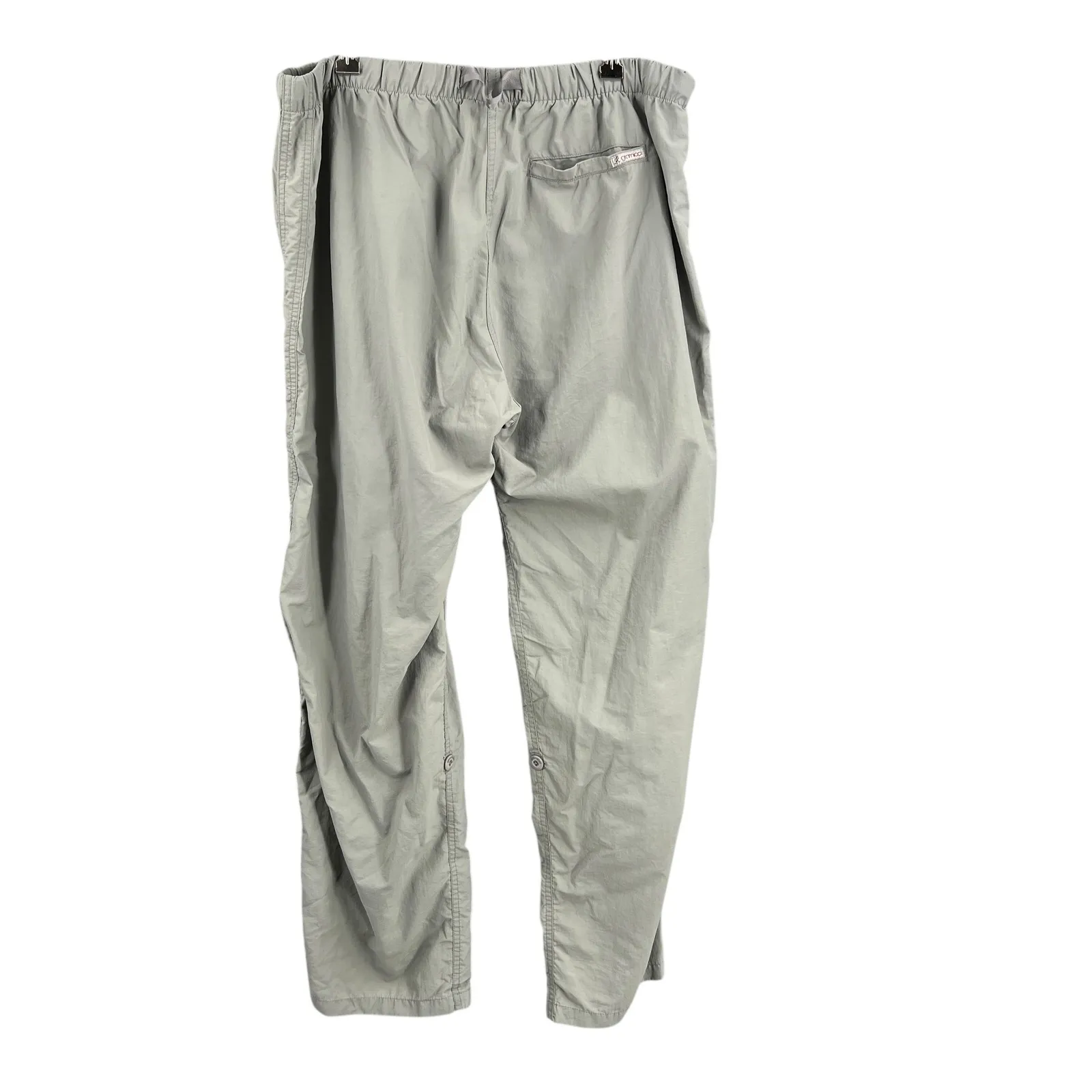 Gramicci Nylon Pants Gray Womens XL Roll Tab Lightweight Outdoor Hiking - Image 4