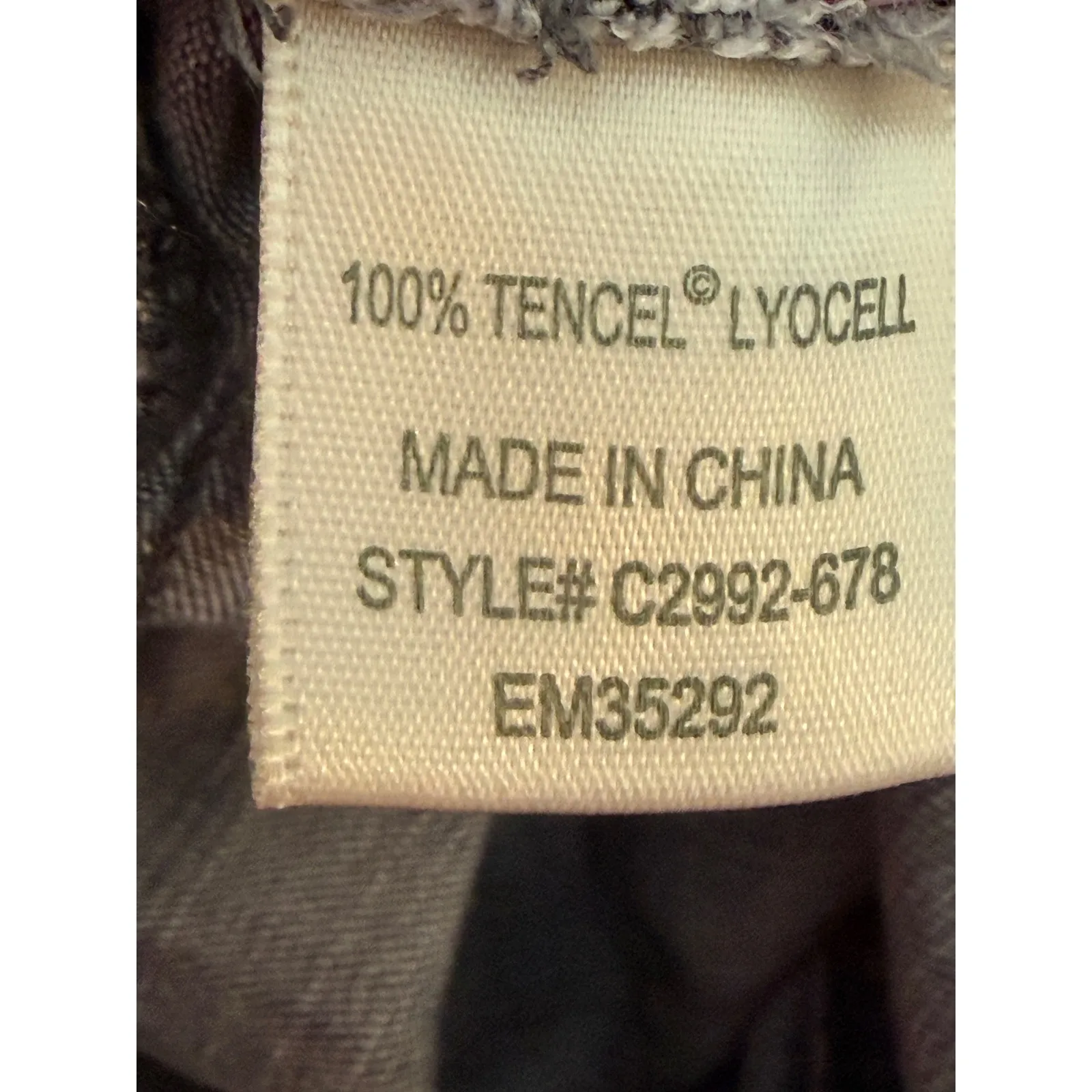 Cloth‎ & Stone Grey Wash Denim Chambray Utility Tunic Shirt Size S - Image 6