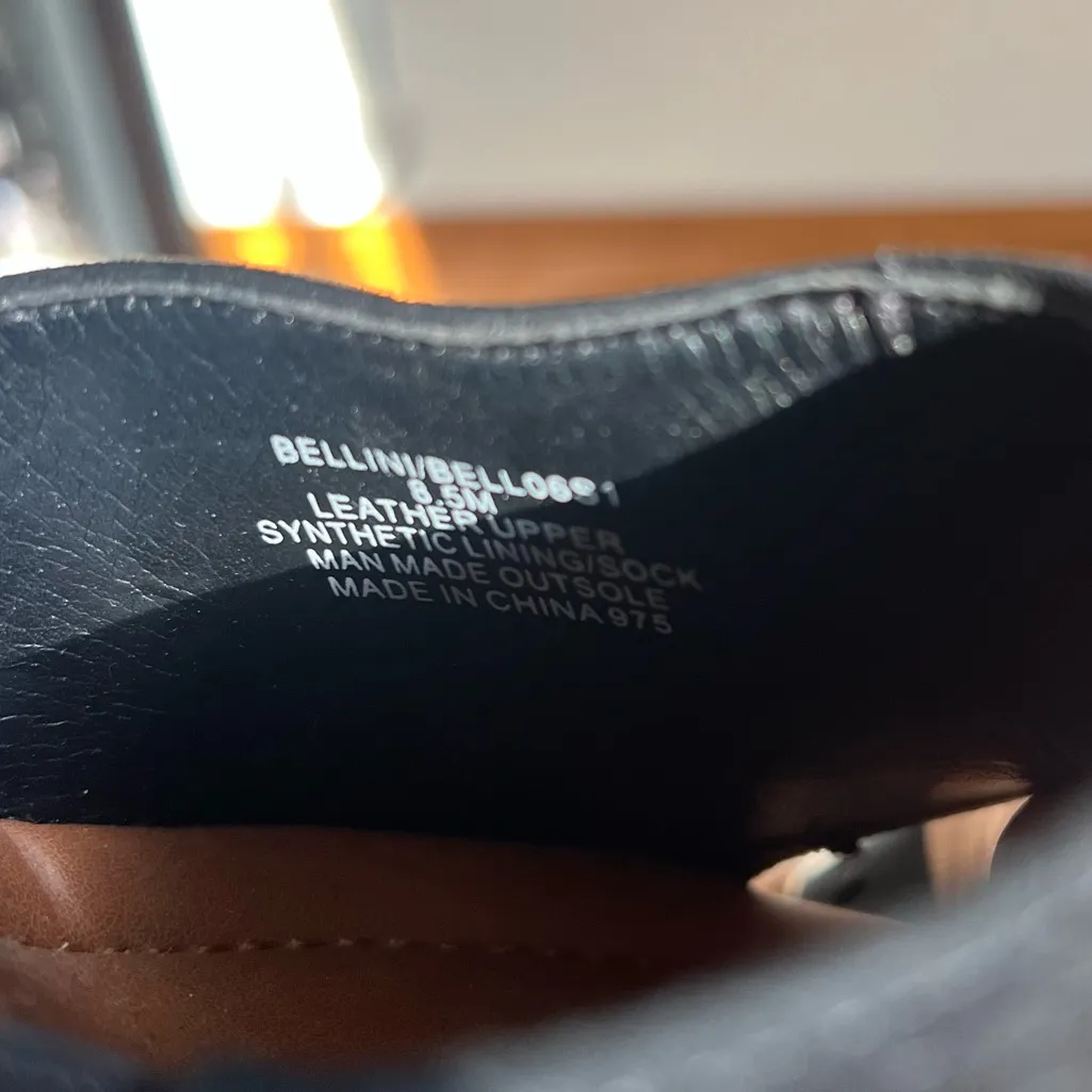 Steve Madden Bellini Black Suede Wedge Sandal Size 8.5 - Image 9