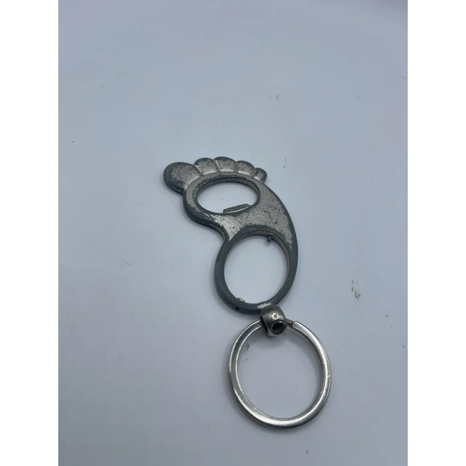 GOLD TONE FOOT KEYCHAIN BOTTLE OPENER - Image 2