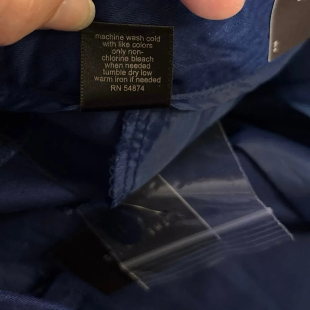 NEW The Limited Size 8 Drew Fit Bermuda Shorts Blue 10” Inseam Modest Mid Rise - Image 4