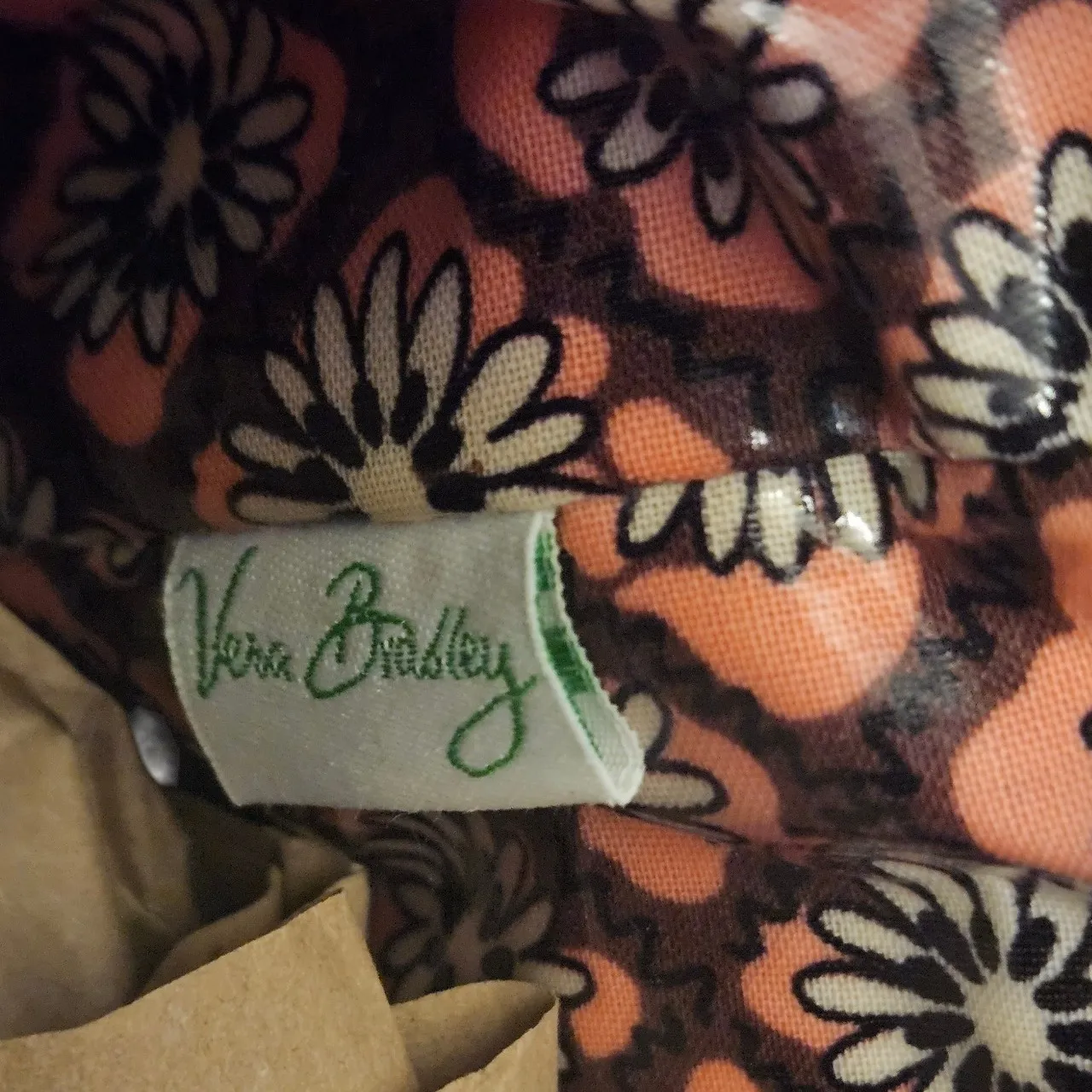 Vera Bradley Floral Bath Tote Organizer | Shower Caddy Cosmetic‎ Toiletry Bag - Image 2