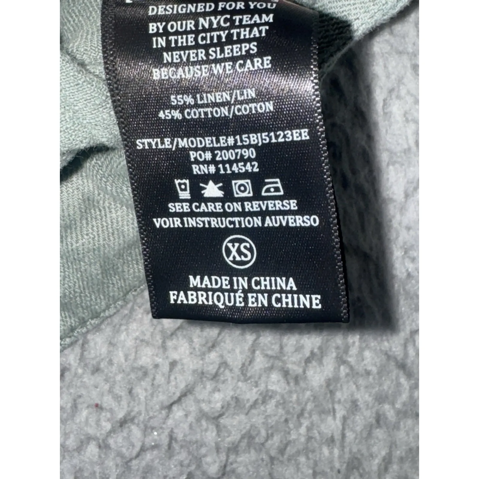 Blanknyc Jacket Women XS Full Zip Linen Utility Steampunk Boho‎ - Image 9