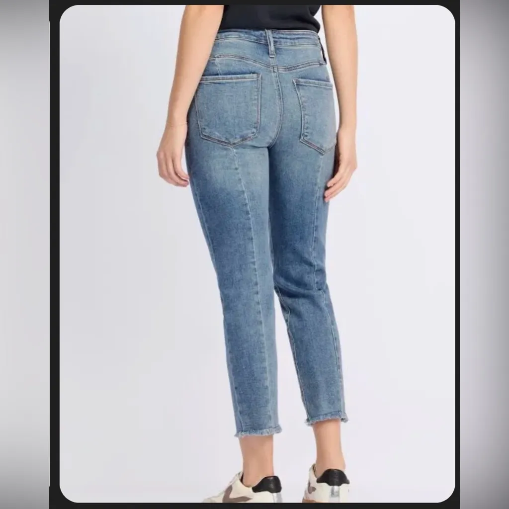 KUT FROM THE KLOTH Rachael High Rise Fab Ab Ankle Straight Jeans - Image 2