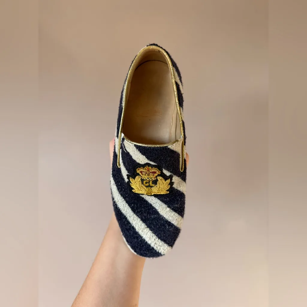 Christian Louboutin Women’s Boat Spa Eponge Skate Sneakers Nautical Size 36.5‎ - Image 14