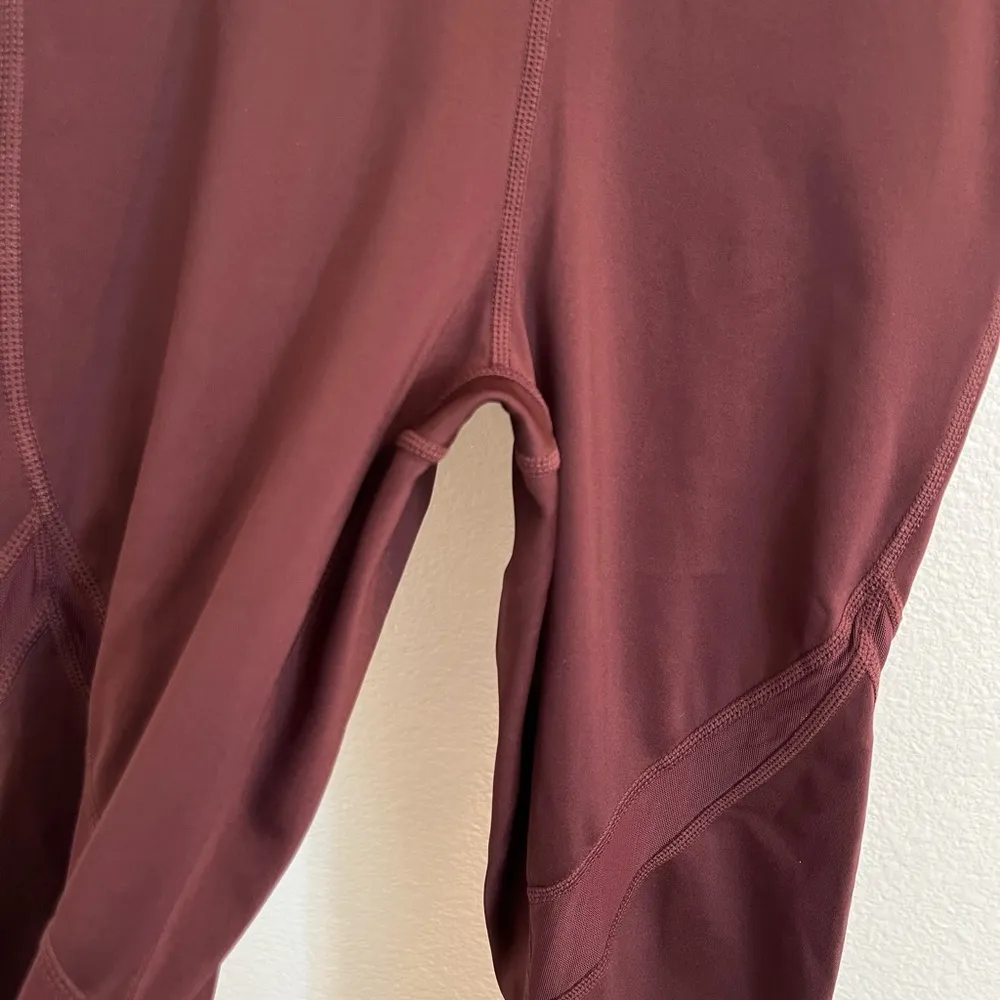Athleta Tenacity 7/8 Tight In Powerlift Antique Burgundy XS - Image 5