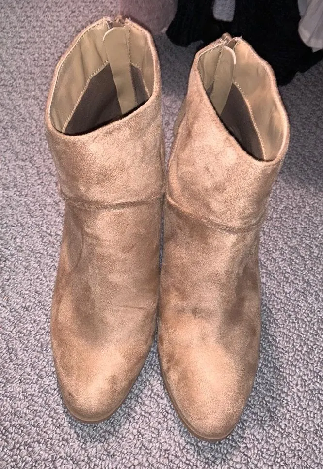 Charlotte Russe Suede Booties - Image 2