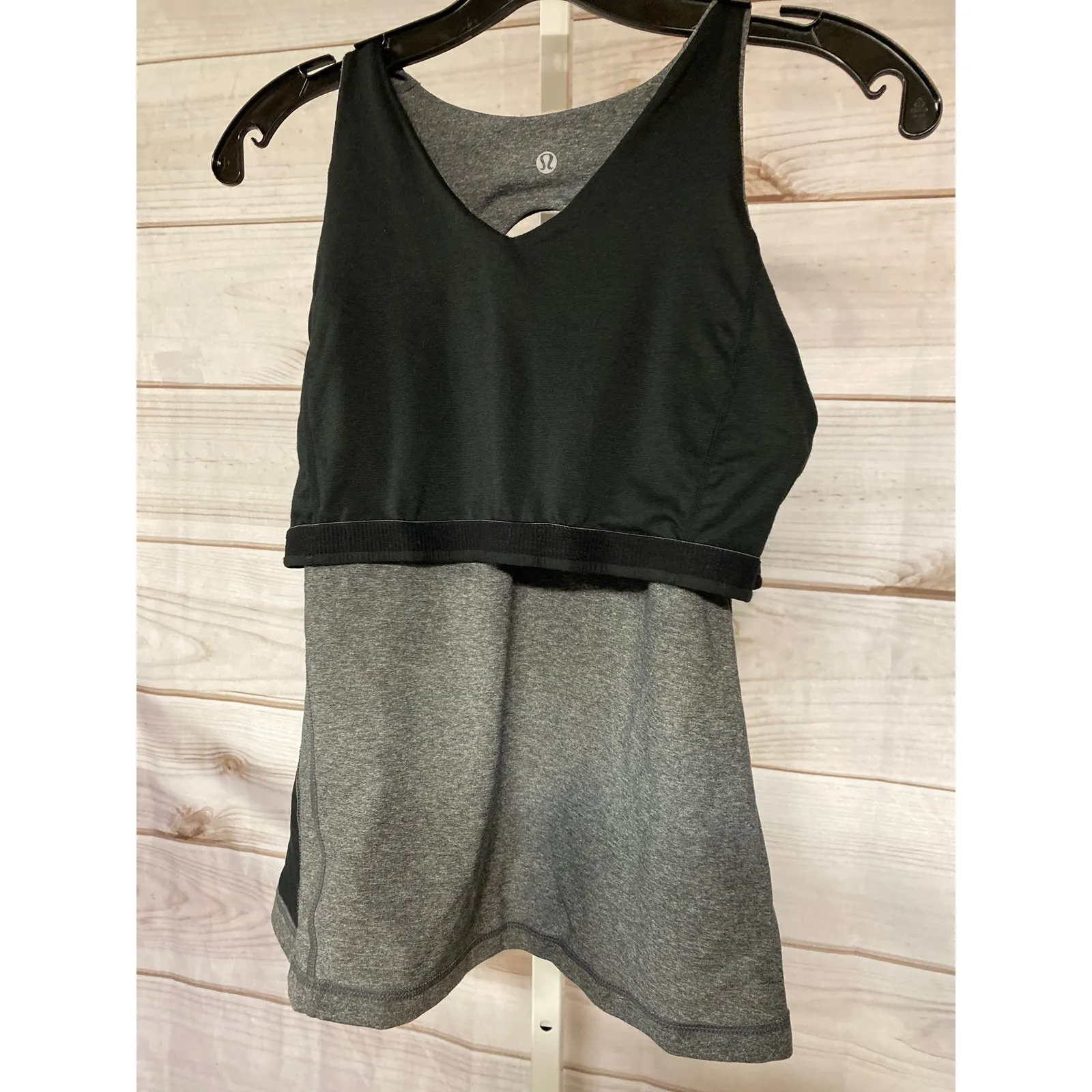 Lululemon Women's Size XS Gray Black Racerback Tank Top Shirt Athleisure - Image 6